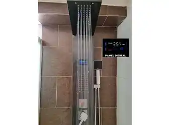 Ripley Columna de ducha con panel digital de temperatura oferta