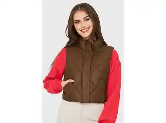 Ripley Parka corta sin mangas café nicopoly oferta