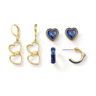 Ésika Estuche de aretes x3 cristal lovers oferta