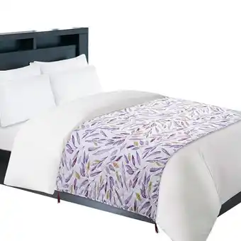 Chantilly Piecera microfibra hojas de invierno 100x200cm oferta