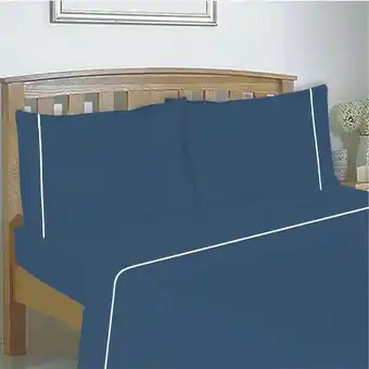 Chantilly Sabanas 144h lisas king azul oferta