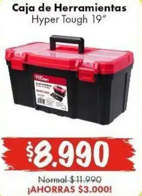 Super Bodega a Cuenta Caja de Herramientas Hyper Tough 19" oferta