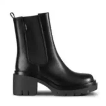 Linio Botin mujer clara negro weide oferta