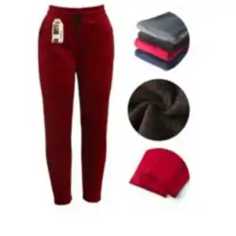 Linio Pack 3 pantalones mujer terciopelo forrado polar oferta