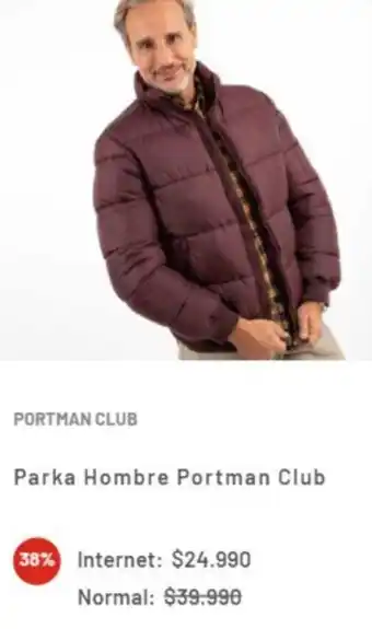 La Polar Parka Hombre Portman Club oferta