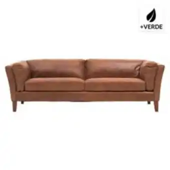 Linio Sofá 3 cuerpos cuero borg oferta