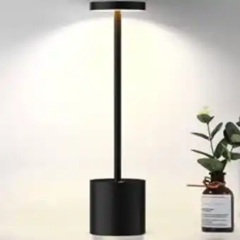 Linio Lampara led de mesa recargable color negro oferta