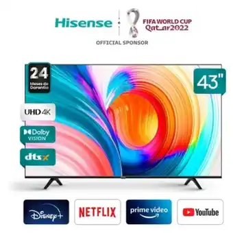 Falabella Led 43 43a6g 4k hdr android smart tv 2020/21 oferta