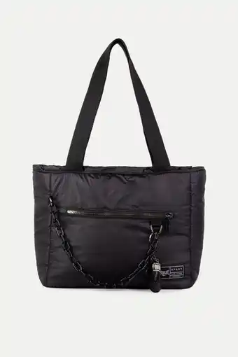 Everlast Bolso tote quilted chain negro everlast oferta
