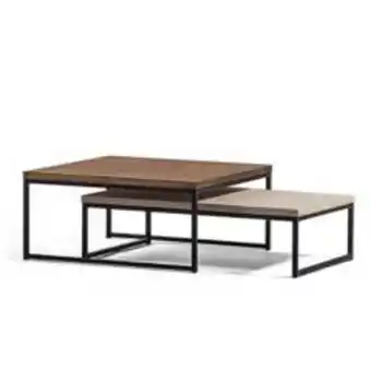 Linio Mesa de centro duo wood medular oferta