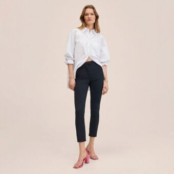 Falabella Mango pantalón skinny crop cola mujer oferta