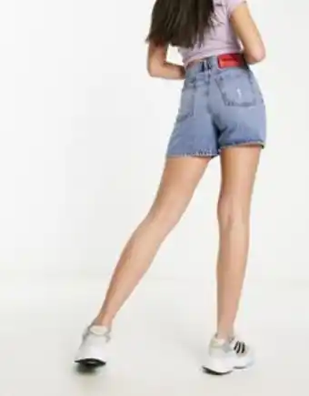 Asos Hugo ganetta denim shorts in light blue oferta