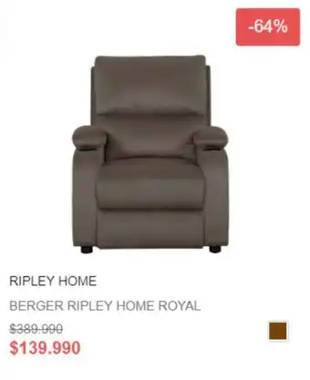 Ripley BERGER RIPLEY HOME ROYAL oferta