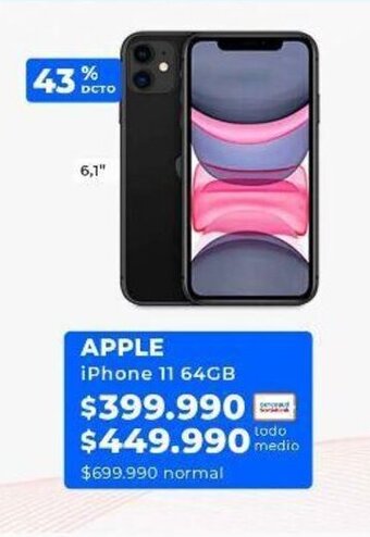 Paris APPLE iPhone 11 64GB oferta
