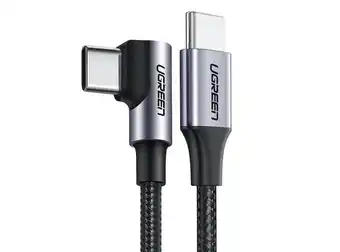 Ripley Ugreen cable usb-c 2.0 a usb-c 2.0 en ángulo 3a 2m (2-pack) oferta