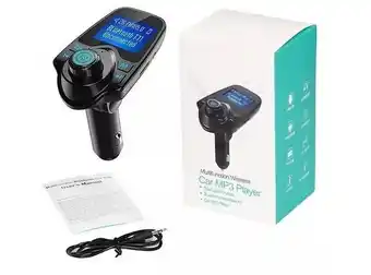 Ripley Transmisor radio fm bluetooth dual usb mp3 cargador auto / 213094 oferta