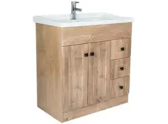 Ripley Mueble vanitorio domsa 80cm wood b80ph-w (no incluye cubierta) oferta