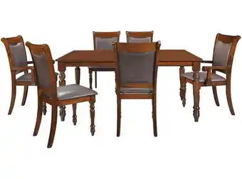Ripley Juego de comedor varsovia 4 sillas + 2 sitiales oferta