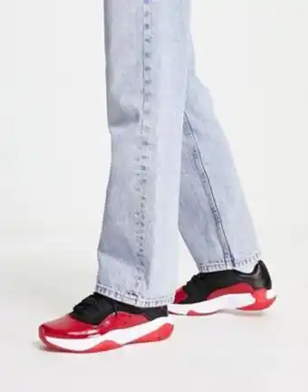 Air jordan 11 cmft low trainers in gym red
