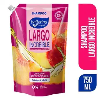 Santa Isabel Shampoo ballerina largo increíble 750 ml oferta