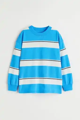 H&M Polera de manga larga en punto de algodón oferta