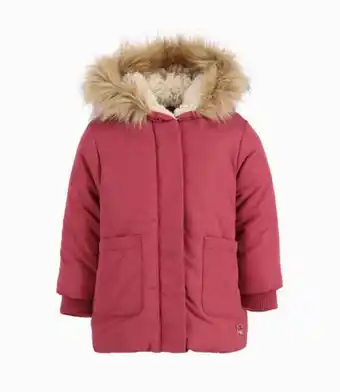Limonada Parka bebé niña larga frambuesa oferta