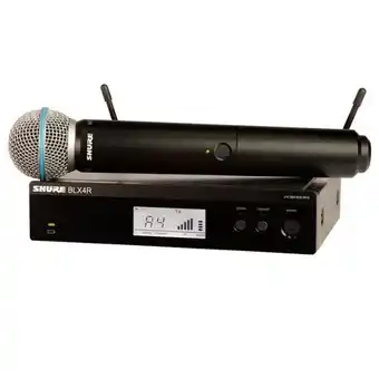 Audiomusica Micrófono inalámbrico de mano shure blx24r/b58 beta58a oferta