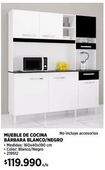 Construmart Mueble de cocina barbara blanco oferta