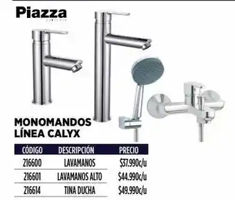 Construmart Monomando lavamanos calyx oferta