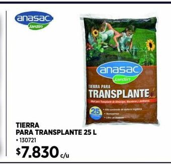 Construmart Tierra para transplante 25l oferta
