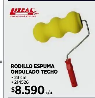 Construmart Rodillo espuma ondulado techo oferta