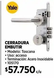 Construmart Cerradura yale oferta