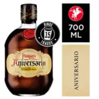 Linio Ron pampero 40º gl aniversario - 700 ml oferta