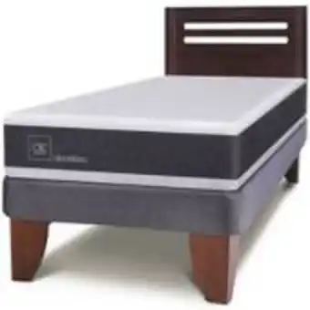 Linio Cama europea new ortopedic 1.5 plazas + muebles oferta