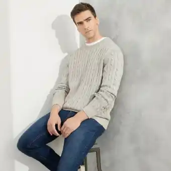 Wolf & hank sweater chaleco 100% algodón hombre
