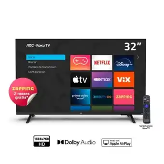 Falabella Roku tv led 32 hd smart tv aoc oferta
