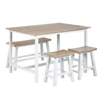 Falabella Set comedor folen 1 mesa + 2 bancas oferta