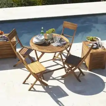 Falabella Juego de comedor de terraza catania 4 personas oferta