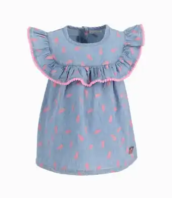 Limonada Vestido bebé niña con piñas 4 kids denim azul oferta