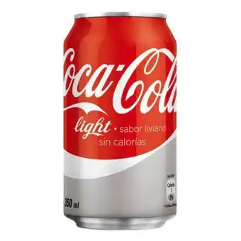 Supermercado El Trébol Coca cola light lata 350 cc oferta