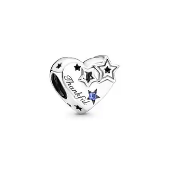 Pandora Charm corazón agradecido y estrellas oferta