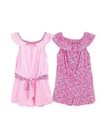 La Polar Pack 2 vestidos de algodón niña limited too oferta