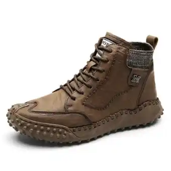 Falabella Zapatillas para hombres deportivas de ocio personalidad retro-marrón. oferta