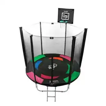 La Polar Cama elástica con set de basketball glow up oferta