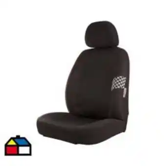 Linio Set de fundas para asientos poliéster negro 11 piezas. oferta