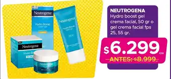 Maicao Neutrogena Hydro Boost Gel Crema Facial, 50 gr o Gel Crema Facial FPS 25, 55gr oferta