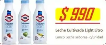Supermercados Romanini Leche Cultivada Light Litro oferta