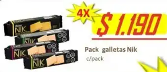 Pack Galletas Nik
