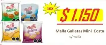 Supermercados Romanini Malla Galletas Mini Costa oferta
