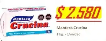 Supermercados Romanini Manteca Crucina 1kg oferta